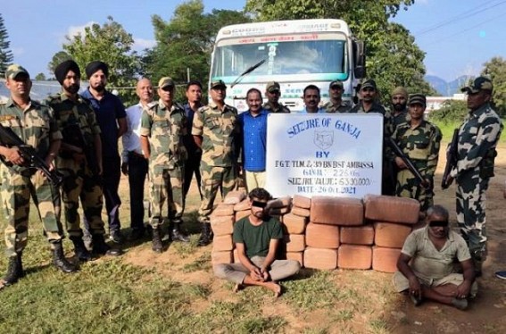 BSF Seized Big Haul of Ganja along other Contraband Items BSF Seized Big Haul of Ganja along other Contraband Items
